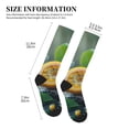 thumbnail image 2 of Lsque Fresh Passion Fruit Still Life Pattern Sport Compression Socks for Men & Women 15-20 mmHg Knee High Nurse Pregnant Running Medical and Travel Athletic, 2 of 6