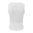 thumbnail image 6 of Landzoo Vest For Women Solid Color Sleeveless Square Neckline Undershirt Summer Breathable Women Tank Tops Size L White, 6 of 6