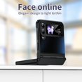 thumbnail image 4 of MonsDirect for 6.7 inch Samsung Galaxy Z Flip 3 5G 2021 Case, Hinge Protection Plating Frame Hard PC Back Shell Slim Shockproof Full Coverage Bumper Protective Shell Cover for Galaxy Z Flip 3, Black, 4 of 7