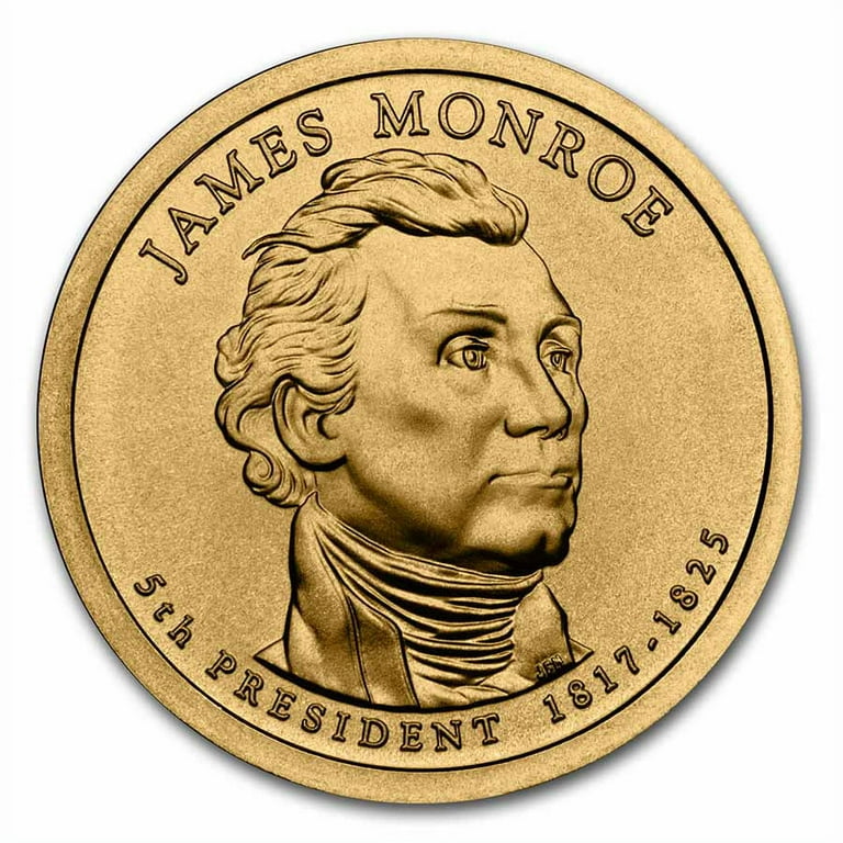 2008-D James Monroe 25-Coin Presidential Dollar Roll