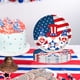 thumbnail image 1 of Juego de 20 Platos de Papel Desechables para Fiestas Del Día de Los Veteranos, Día de La Independencia (4 de Julio). Vajilla para Fiestas y Decoración Festiva., 1 of 6
