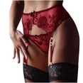 thumbnail image 2 of HUPOM White Underwear Women Womens Underwear Briefs Sleepwear Tie Comfort Waist Red M, 2 of 5