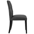 thumbnail image 4 of Maklaine Contemporary 21" Vinyl Dining Chair in Black (Set of 2), 4 of 5
