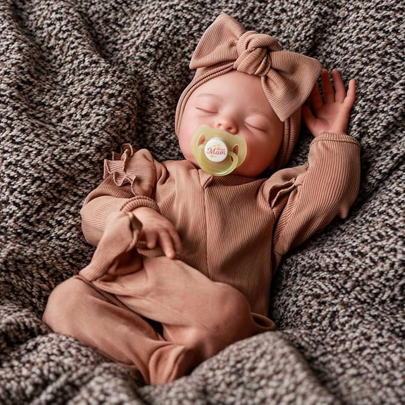 RSG Reborn Baby Dolls, 20 inch Soft Cloth Body Dolls Newborn Baby Doll Real Life Baby Sleeping Dolls with Gift Box for Kids Age 3+
