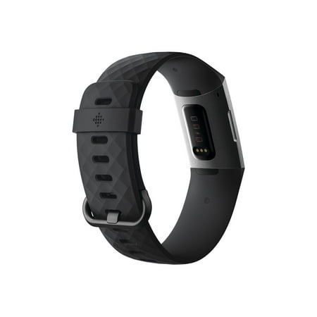 Fitbit Chɑrge 3 Fitness Activity Tracker Graphite/Black One Size 0.06 Pound New