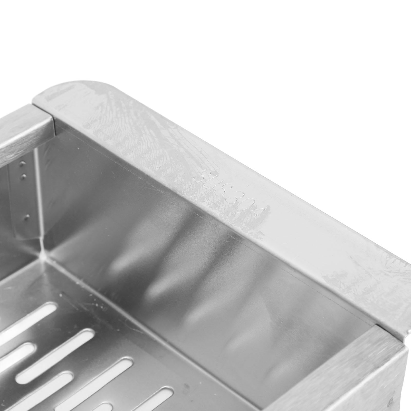 BOKYAN 304 Stainless Steel Retractable Sink Dish Drying Rack – Space‑Saving, Expandable, Multi‑Functional Kitchen Drainer