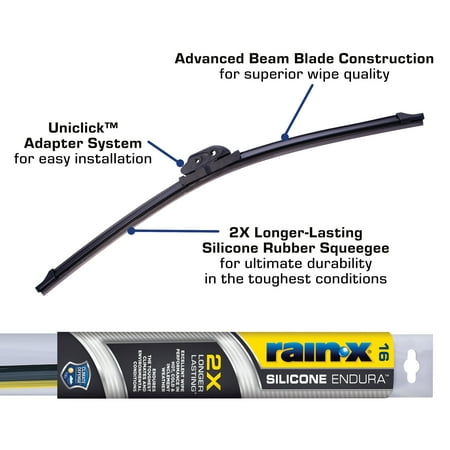 Rain-X Silicone Endura Premium All-Weather 16" Windshield Wiper Blade