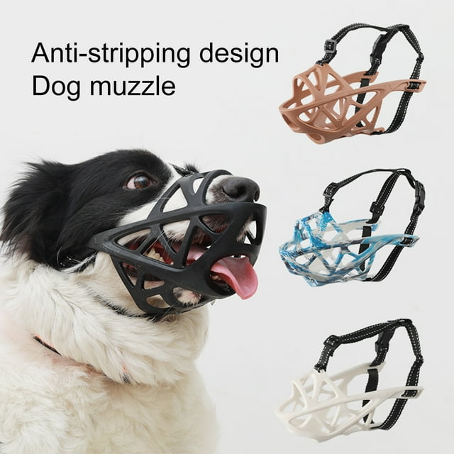 UDIYO Dog Muzzle Tearresistant Grille Adjustable Antibite Anti