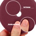 thumbnail image 3 of Unique Bargains 90 78mm Sponge Buffing Pads for Car Wheels Maroon, 3 of 6