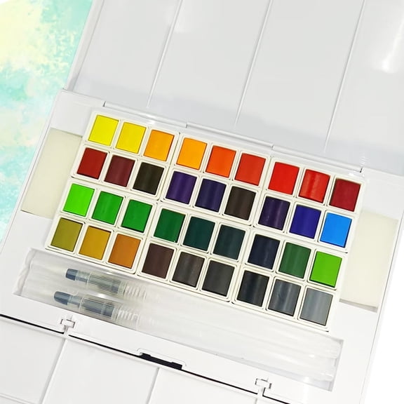 36 colors Painting Set, Children'S Day Gift, Primary School Watercolor Gift Box, Art PaintingVibrant Pigments for Artists & Beginners