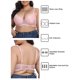 thumbnail image 3 of Sujetador de talla grande para mujer, copas acolchadas de cobertura completa con aros MABOTO Sostén, 3 of 7