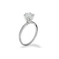 thumbnail image 4 of Bague de Fiançailles Solitaire en Diamant Rond 2 1/2ct Or Blanc 14K, 4 of 4
