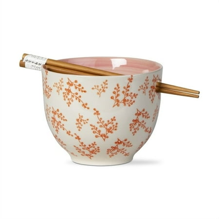 

TAG Ltd. Noodle Bowl & Chopstick Set | Leaf