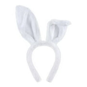 Toptie Easter Bunny Ears Headband for Adults & Kids, Christmas Plush Rabbit Hair Hoop, Party Favors Cosplay Costume