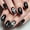 Black, variant on 24Pcs Pink Press on Nails Short Square Fake Nails with Cute Ghost Designs, Halloween Press on Nails Coffin Halloween Acrylic Nails Full Cover False Nails Halloween Stick on Nails for Women