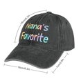 thumbnail image 2 of Nana’s Favorite Charcoal Hat Adjustable Funny Fashion Unisex Baseball Cap for Men Women, 2 of 7