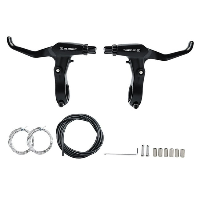 1 par de pancas de , aleación ligera, aleación de aluminio, kit izquierdo y derecho con piezas de repuesto para panca V Negro DYNWAVEMX Palancas de freno de bicicleta