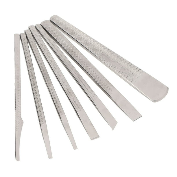Juego De Uñas De Pedicura, Portátil Profesional, 7 Piezas, Cuchillo De Pedicura Duro, Exfoliante De Acero Inoxidable Con Estuche De Almacenamiento Para El Cuidado
