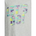 thumbnail image 6 of Athletic Works Girl's Short Sleeve Graphic T-Shirt, Sizes 4-18 & Plus, 6 of 6
