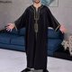 thumbnail image 2 of Islam Kaftan Men Marroquí Caftán Hembroide Djellaba Abaya, 2 of 7