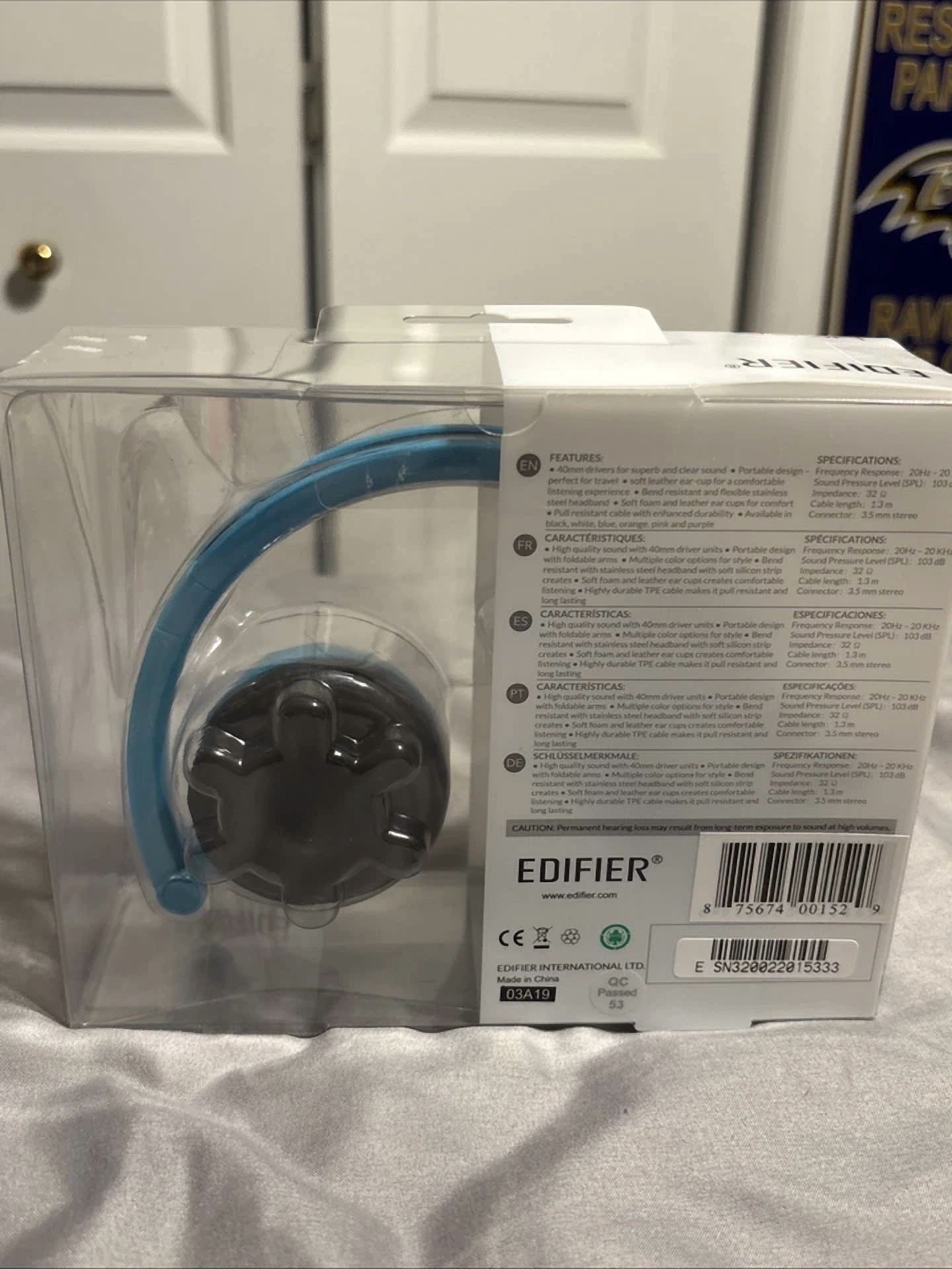 Edifier H650 Foldable Headphones On-Ear Hi-Fi Headset Noise-Isolating Stereo