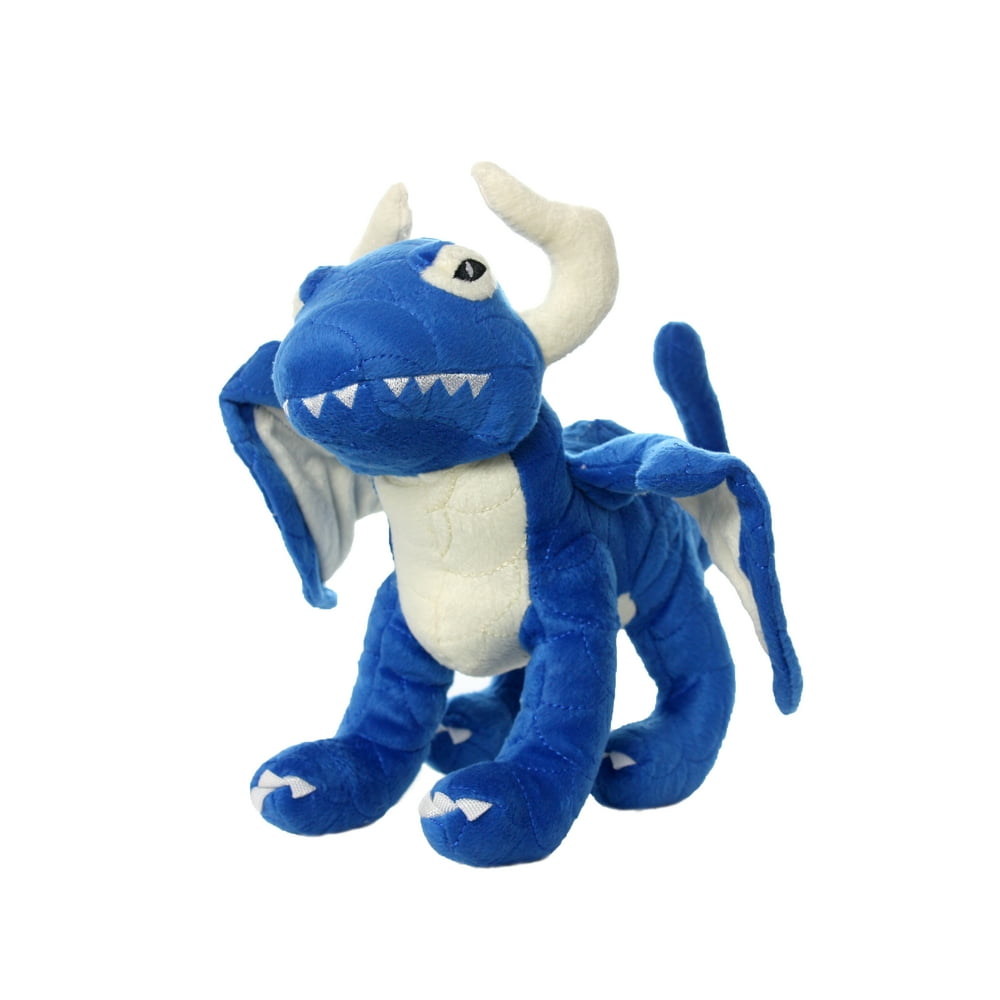 VIP Products Mighty Dragon Dog Toy with Squeaker, Large, Blue Walmart