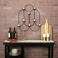 thumbnail image 2 of Matte Black Tea light Holder Wall Decor, 2 of 5