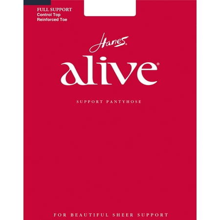 Hanes Alive Women`s Full Support Control Top RT Pantyhose - Best-Seller, (The Best Control Pants)