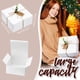 thumbnail image 3 of Set de 8 Cajas de Regalo Crtiin de Papel Blanco 20x20x10 cm, 3 of 7