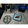 thumbnail image 3 of Caroline's Treasures Chinese Painted or King Quail Blue Check Pair of Pot Holders, 3 of 3