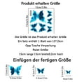 thumbnail image 2 of Elegante calcomanía con acento de mariposa, resistente al agua, perfecta para interiores y exteriores, imán de mariposa azul, película protectora de alto brillo, ideal para decoración de primavera y, 2 of 7