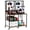 Black + MDF+Metal+2, variant on YANGXUN 3D Printer Stand with Filament Storage Built in Power Panel Open Frame Heavy Duty Metal Workstation for Home and Office