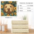 thumbnail image 6 of Yayeee 6 Pack Kitchen Dish Cloths for Washing Dishes Soft Absorbent Microfiber Towels, Flowers and Dog, 6 of 9