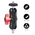 thumbnail image 3 of Ball Head  Arm, Metal 1/4in  Arms Articulating Knob Stable  for Fill Light, 3 of 8