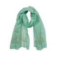 thumbnail image 1 of Womens Soft Scarf w/ Mixed Studs - Turquoise, 1 of 2