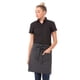thumbnail image 1 of Delantal Chef Works Medio Bistro Servidor Gris Oscuro Talla Única, 1 of 1