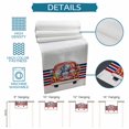 thumbnail image 6 of Thin Blue Red Striped Table Runner 72 Inches, Patriotic Gnomes 4th of July Truck Bed Runner Dresser Scarves Tabletop for Indoor Outdoor Parties/Ceremony/Banquet, 16" x 72", 6 of 9