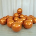thumbnail image 5 of Chrome Orange Balloons 12 inch Metallic Latex Balloons Double Layered Birthday Wedding Party Decorations 53 pcs, 5 of 6