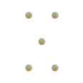 thumbnail image 3 of Inteprter Stick Caps Cat Paw Shape Reemplazo perfecto Thumbstick Cover Controller Accesorio para doméstico amarillo sobre blanco Type2 NO2, 3 of 6