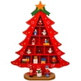 thumbnail image 1 of Árbol de Navidad de madera DIY para mesa de escritorio con accesorios decorativos, decoración de mesa hecha a mano, juguete de regalo DIY Vhermosa FLD-3520, 1 of 3