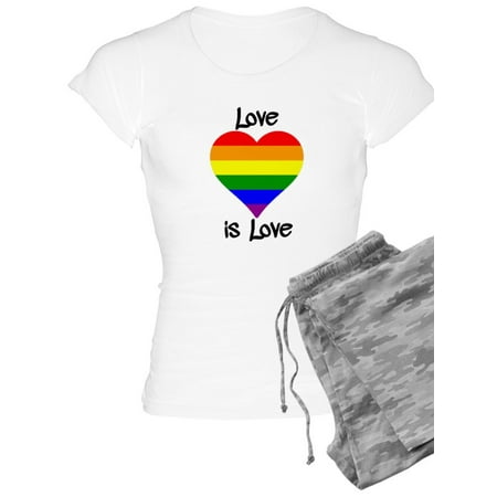 

CafePress - Love Is Love Pajamas - Women s Light Pajamas