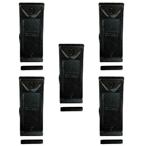 5 PK FITS Mini Excavator Long Dirt Bucket Teeth w/ Pins - X156L , P156 ,T156X