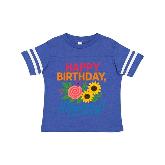 Inktastic Happy Birthday Mommy Floral Design Boys or Girls Toddler T-Shirt
