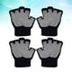 thumbnail image 3 of 2pcs Guantes de medio dedo Guantes de entrenamiento antideslizantes Guantes de yoga Guantes cómodos para deportes de yoga (Negro), 3 of 5