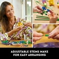 thumbnail image 6 of LEGO Botanicals Artificial Wildflower Bouquet - Fake Indoor Flower Building Set for Home, Kitchen, Desk Decoration, Adults Ages 18+ - Birthday or Anniversary Gift Idea - 10313, 6 of 10