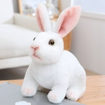 Jia Store Plush Bunny Toy for Boys and Girls - 7.8 Inch Soft Stuffed Rabbit, Cute Easter Gift Idea
