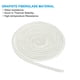 thumbnail image 4 of Uxcell Junta de estufa de madera de 1/4" x 118", cuerda de sellado de alta resistencia a la temperatura de fibra de vidrio, blanca, 4 of 6