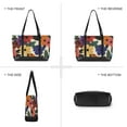 thumbnail image 6 of FORMRS Canvas Laptop Tote Bag for Women with 15.6" Computer Compartments Shoulder Handbag, Large Colorful Flowers Pattern, 6 of 7