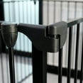 thumbnail image 7 of Safety Gate, Outdoor Fence Gate With Reinforced Frame, Wall Mounted Hardware Steel 4-in-1 Metal Safety Door For Corridor, Doorway, House Stairs, 7 of 7