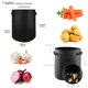 thumbnail image 5 of Bolsa para plantas, bolsas para plantar jardín, bolsa para verduras de 7 galones, bolsa para plantar patatas con ventana de tela no tejida, con asas, reutilizable (paquete de 3) Sailing Electrónica, 5 of 5